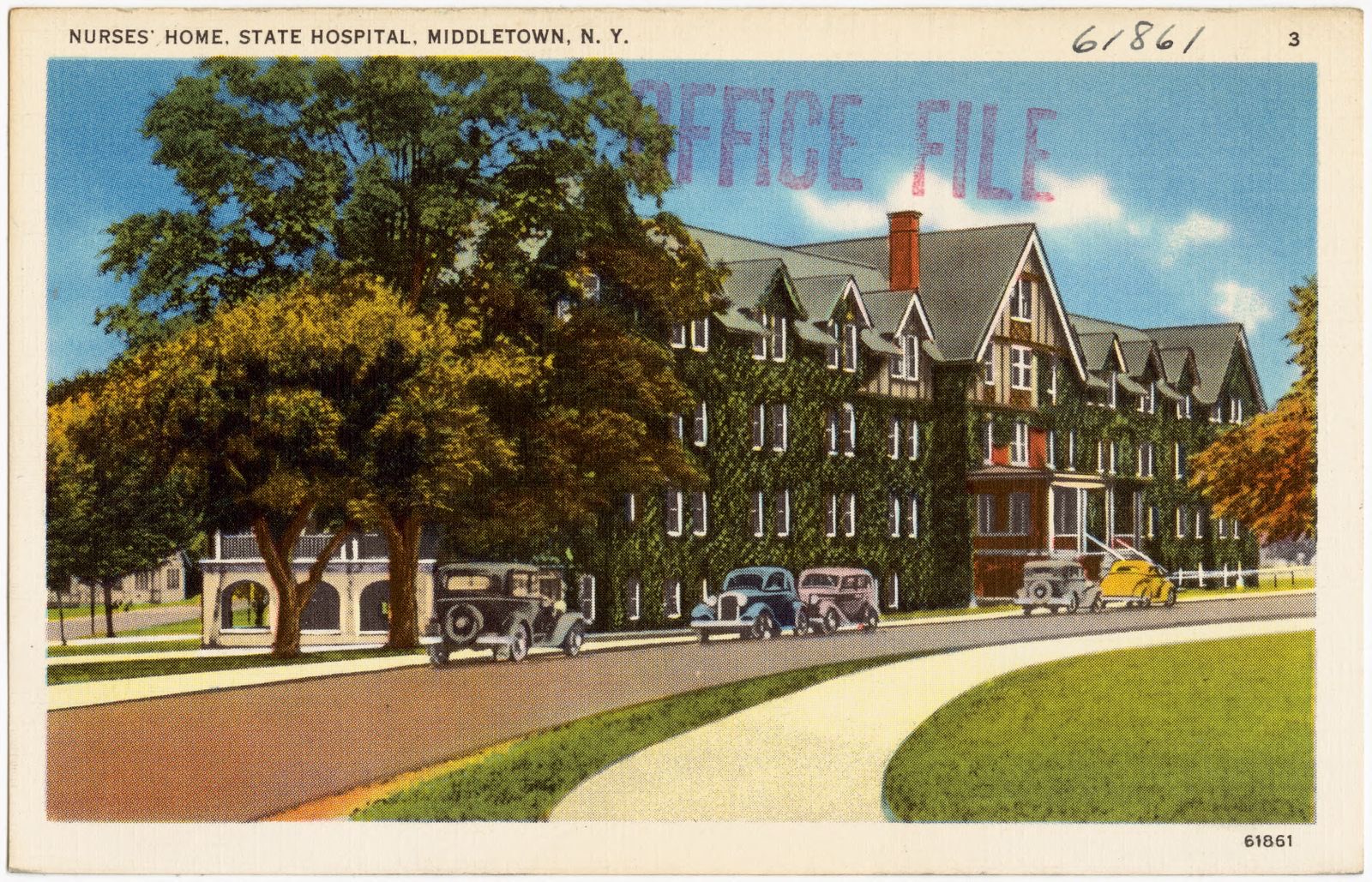Nurses' home, State Hospital, Middletown, N. Y., Boston Public Library - undated