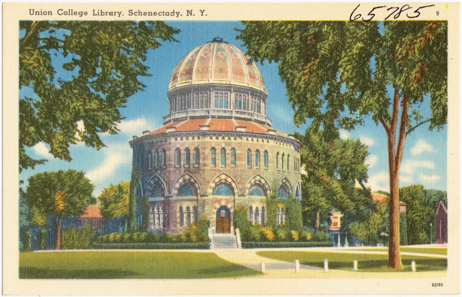 Union College library, Schenectady, N. Y., Boston Public Library - undated