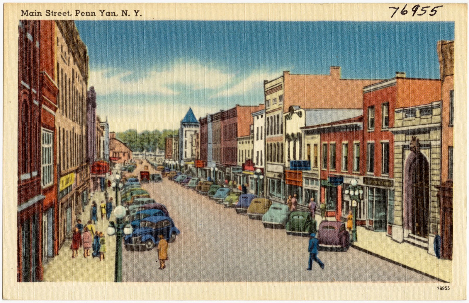 Main Street, Penn Yan, N. Y., Boston Public Library - undated