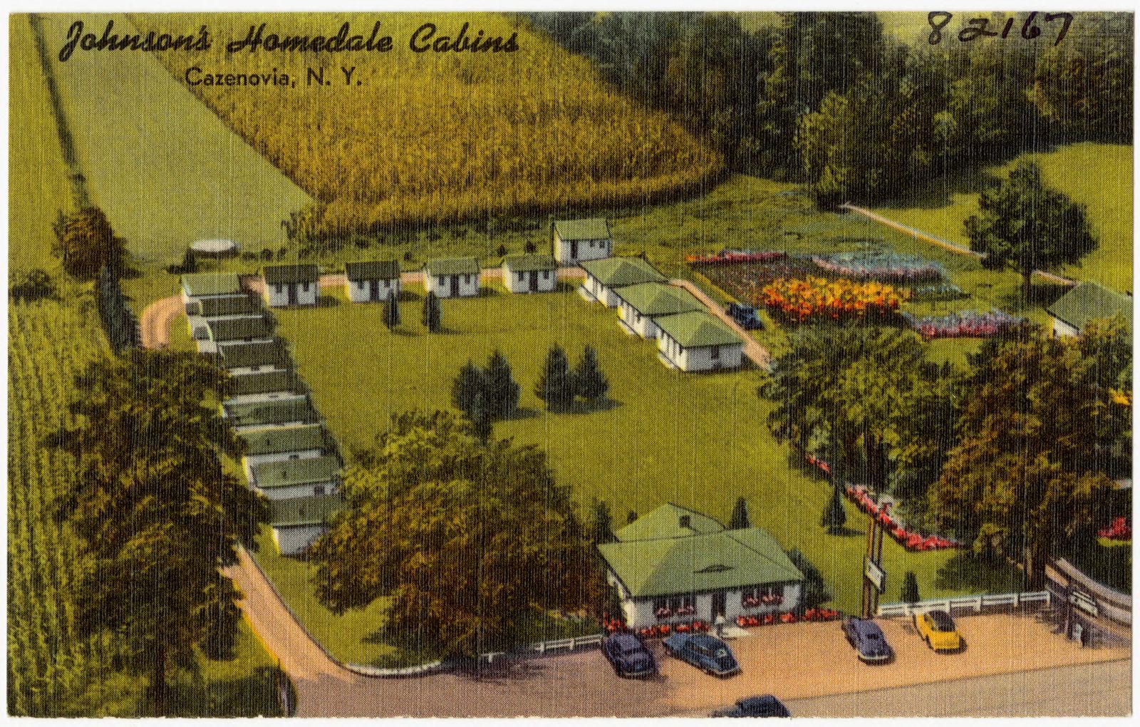 Johnson's Homedale Cabins, Cazenovia, N. Y., Boston Public Library - undated