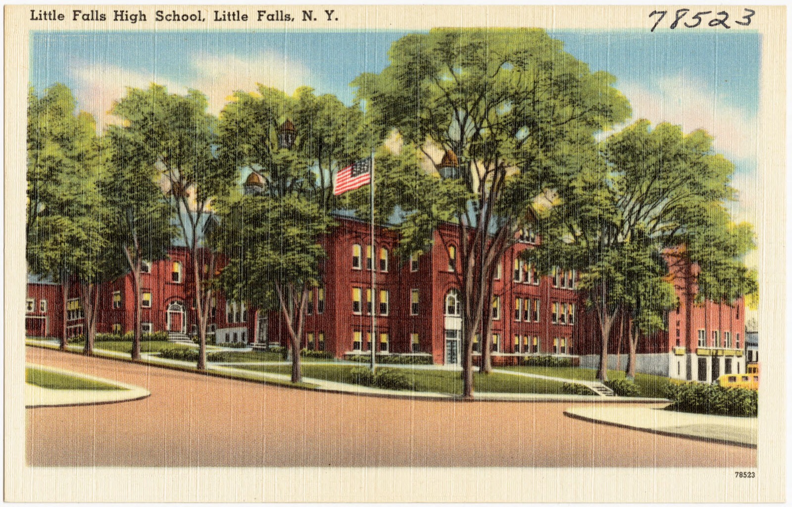 Little Falls High School, Little Falls, N. Y., Boston Public Library - undated