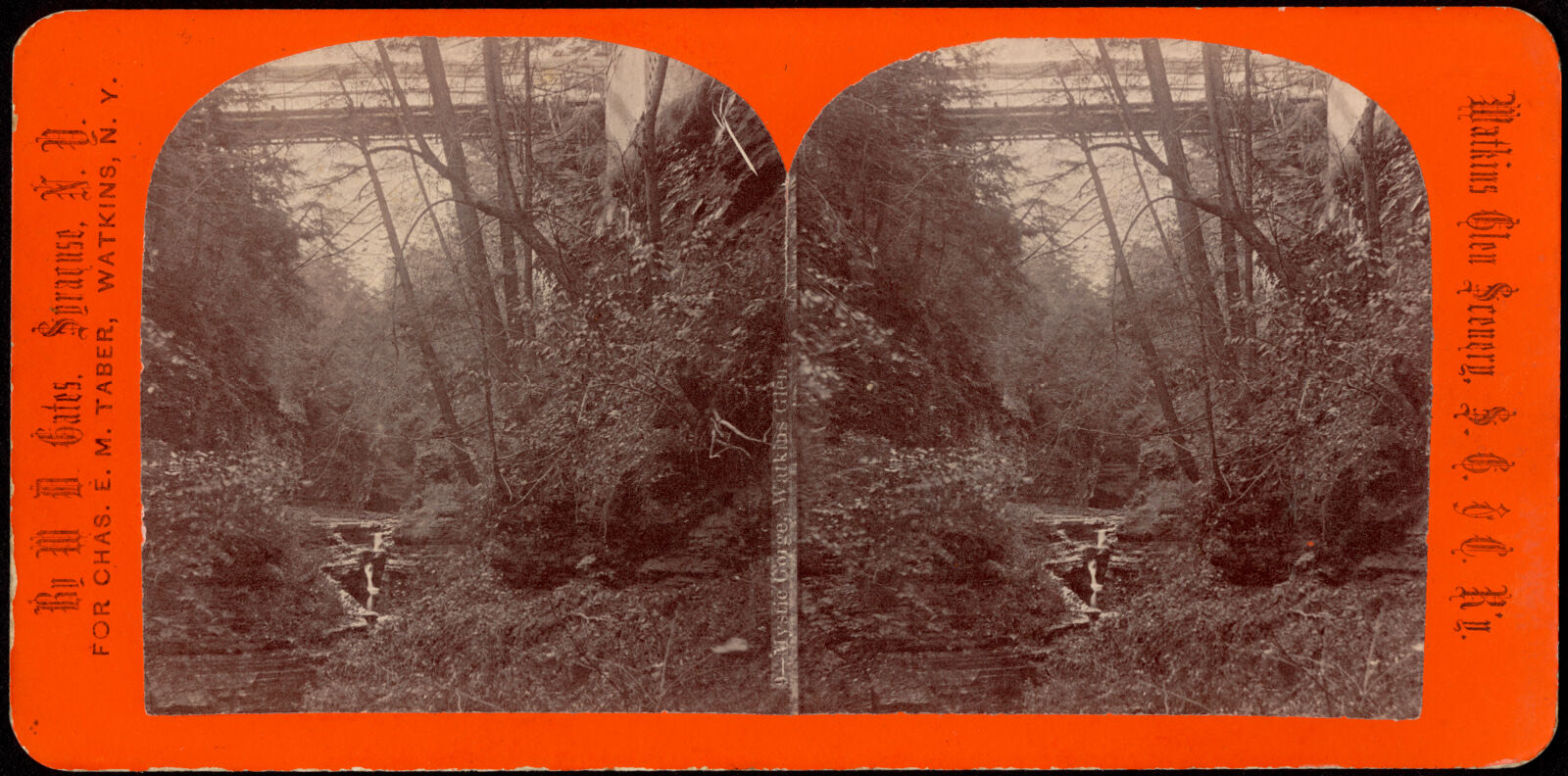 Mystic Gorge. Watkins Glen, Boston Public Library - undated