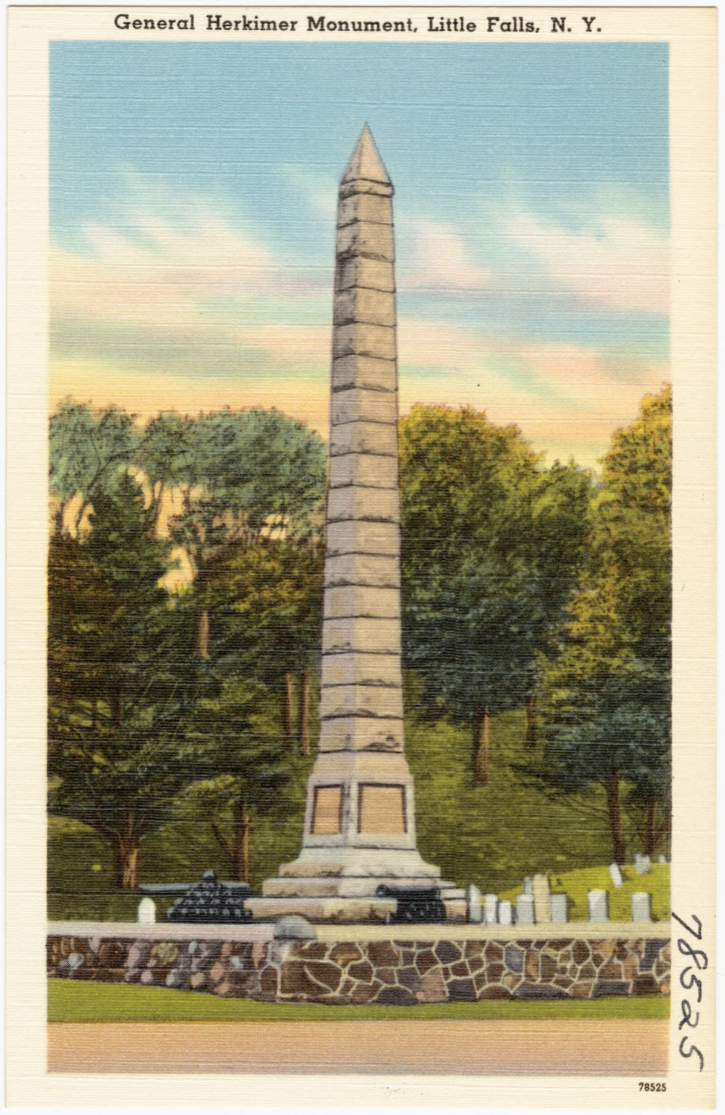 General Herkimer Monument, Little Falls, N. Y., Boston Public Library - undated
