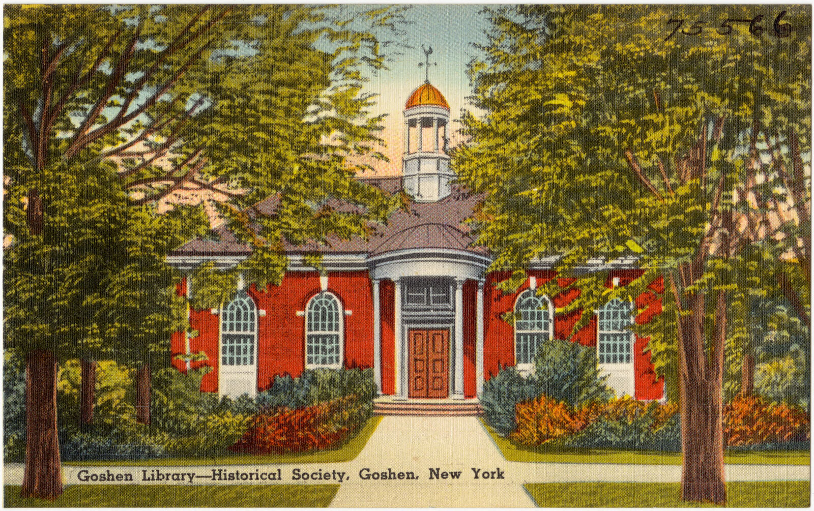 Goshen Library -- Historical Society, Goshen, New York, Boston Public Library - undated