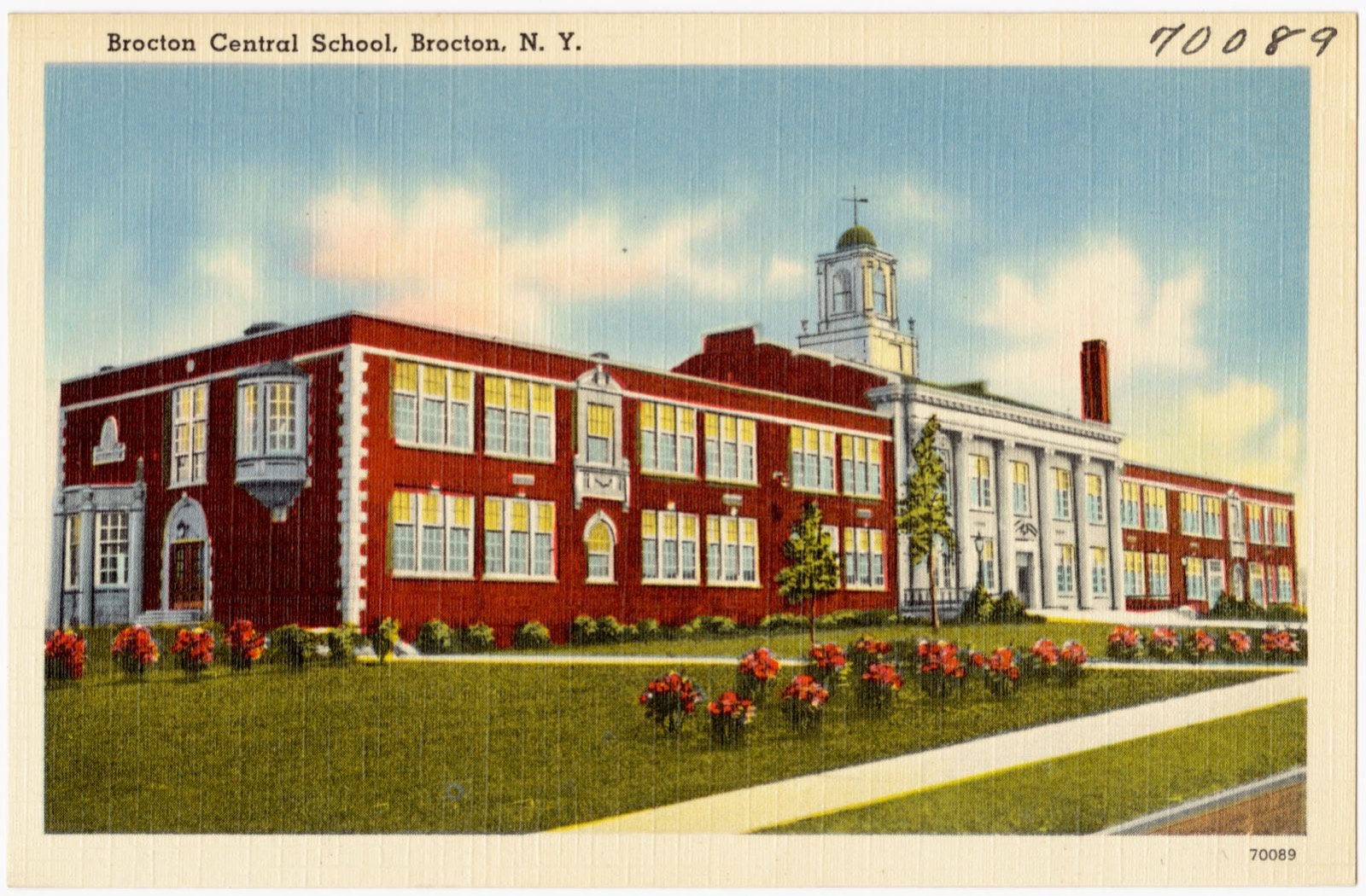 Brocton Central School, Brocton, N. Y., Boston Public Library - undated