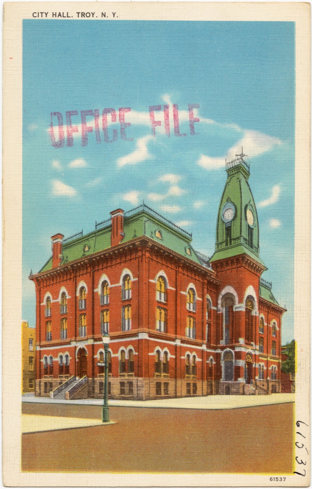 City hall, Troy, N. Y., Boston Public Library - undated