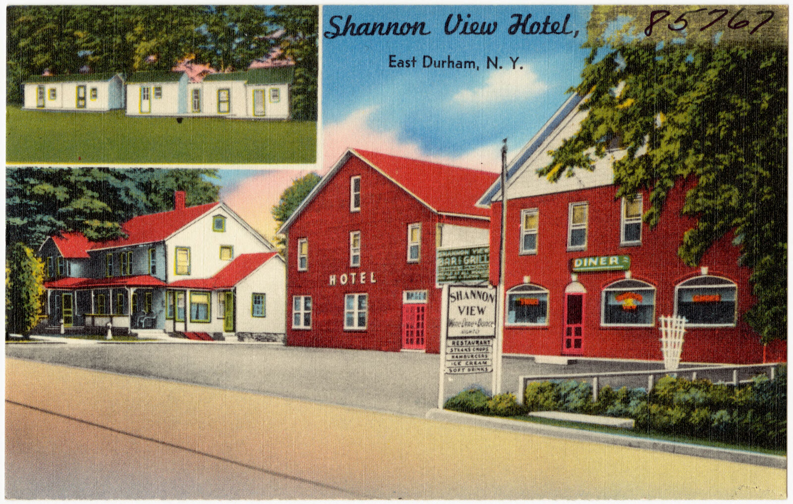 Shannon View Hotel, East Durham, N. Y., Boston Public Library - undated