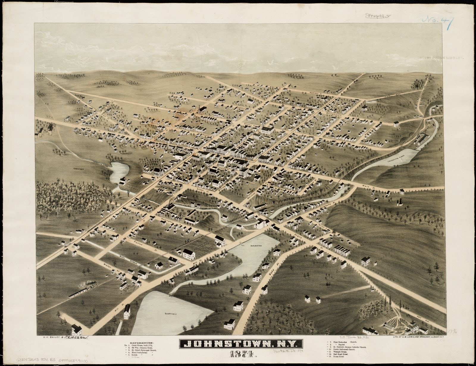 Johnstown, N.Y 1874, Boston Public Library - undated
