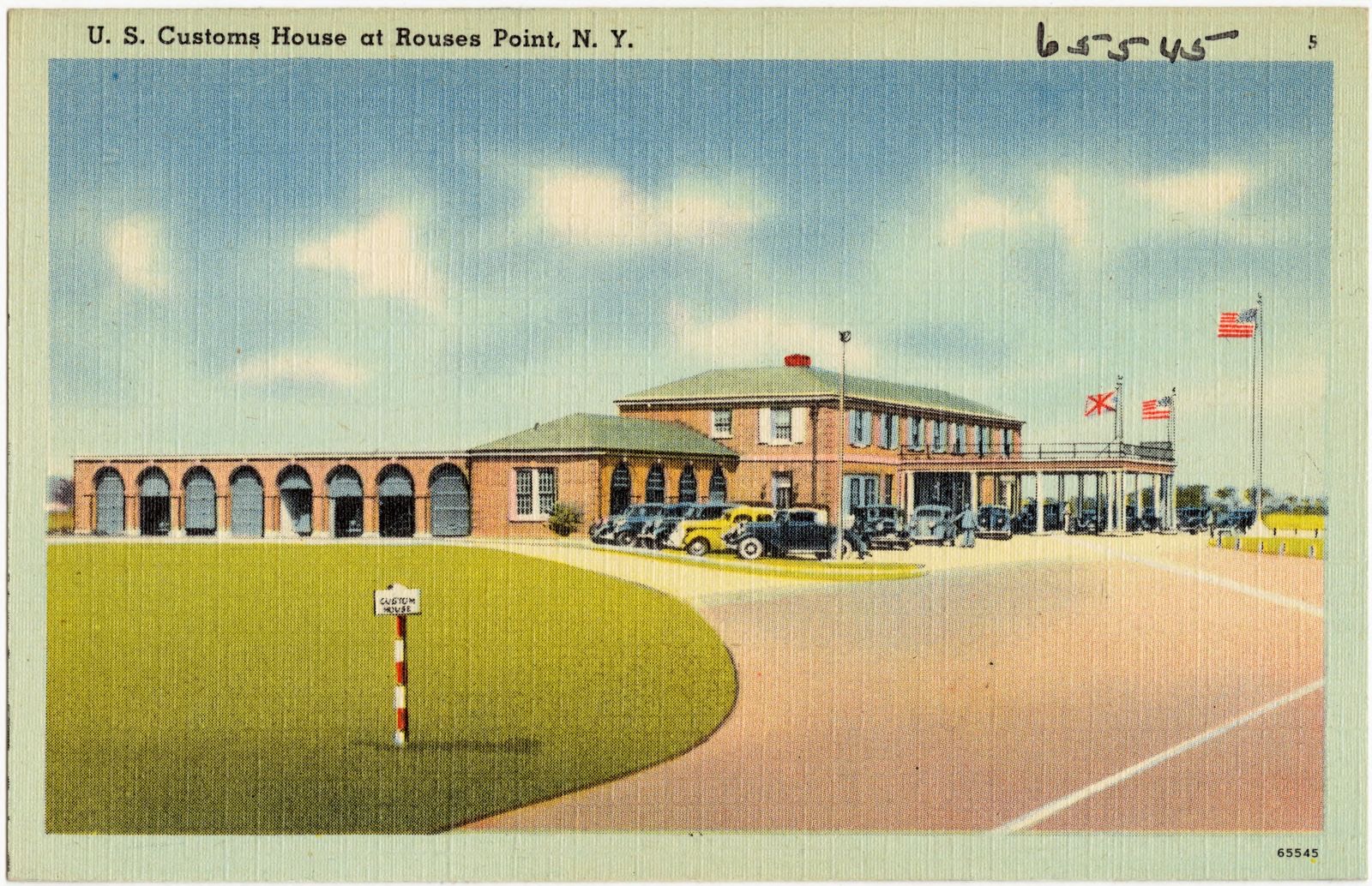 U. S. Customs House at Rouses Point, N. Y, Boston Public Library - undated