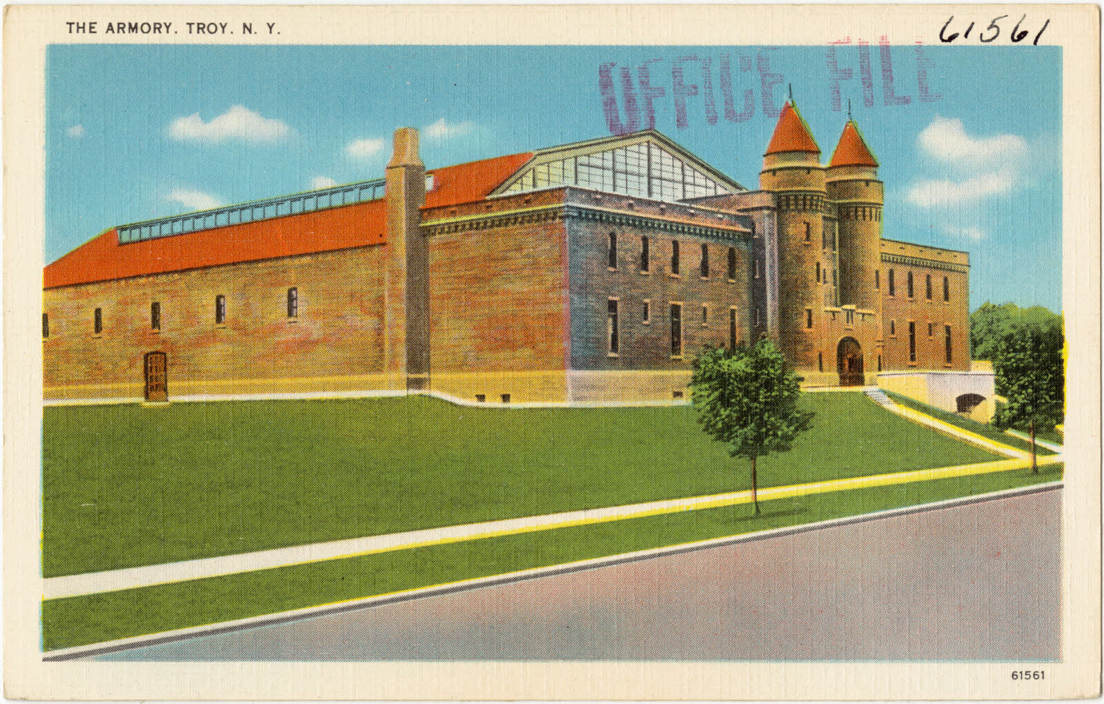 The armory, Troy, N. Y., Boston Public Library - undated