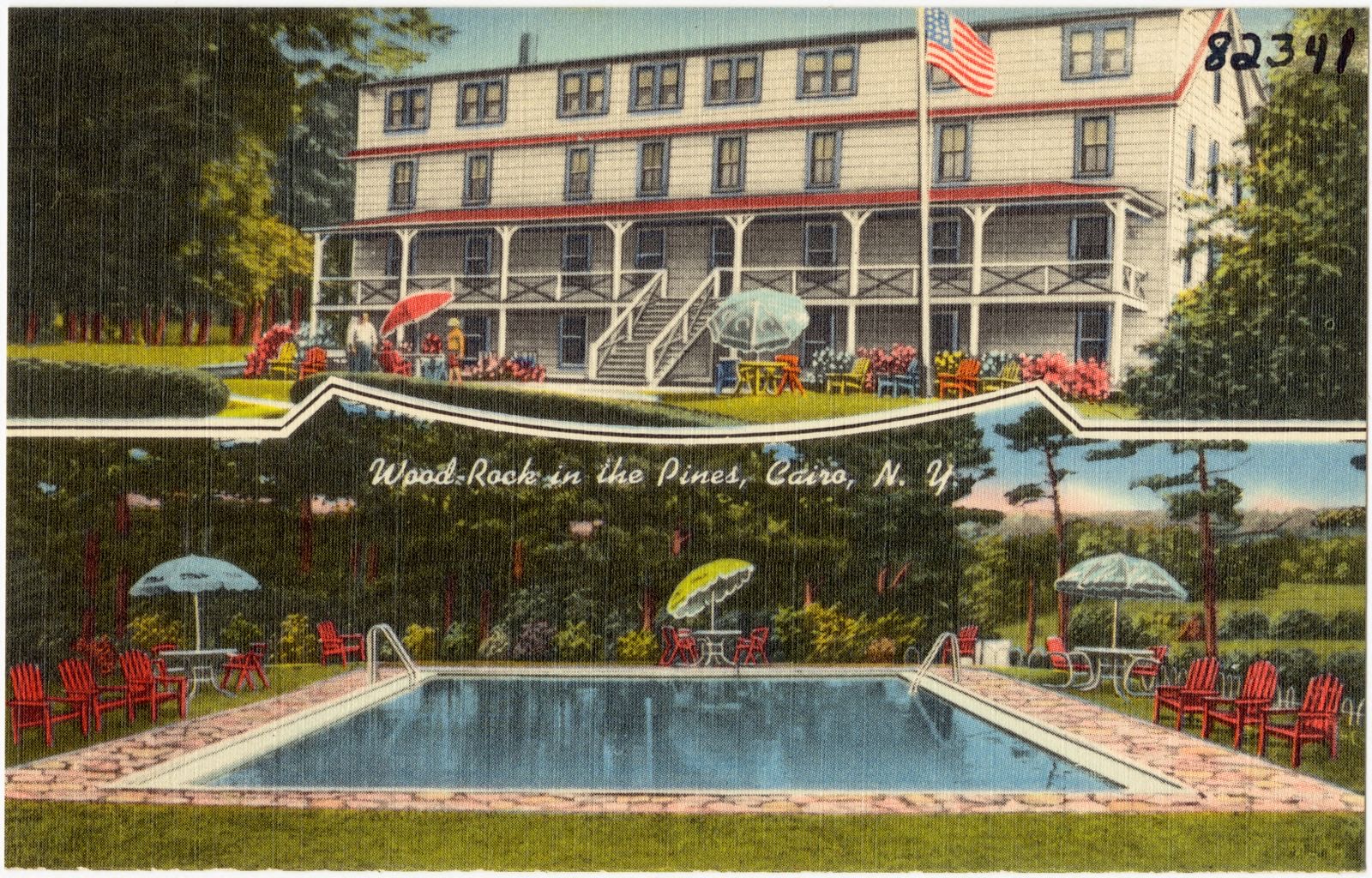 Wood Rock in the Pines, Cairo, N. Y., Boston Public Library - undated