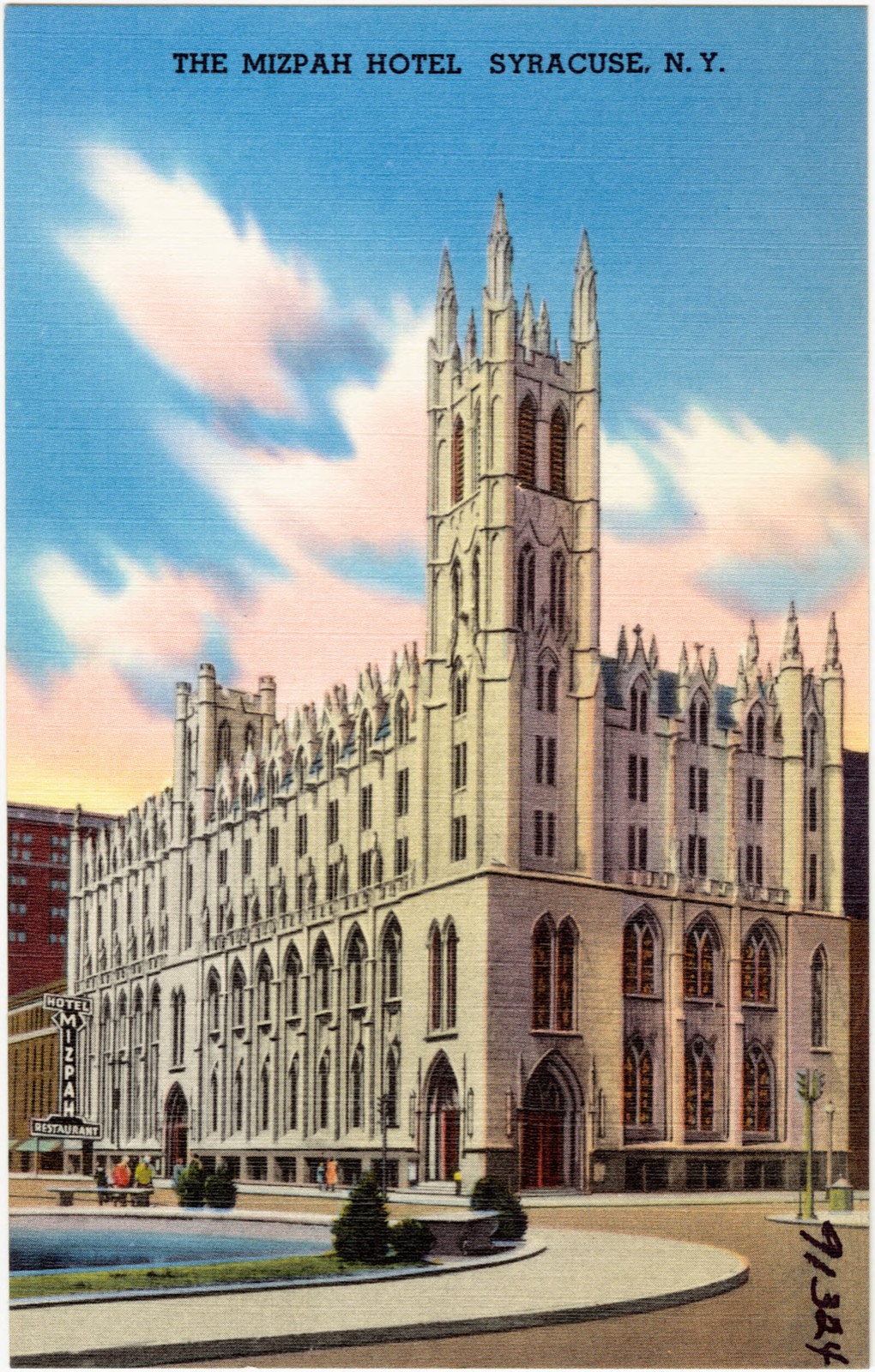 The Mizpah Hotel, Syracuse, N. Y., Boston Public Library - undated