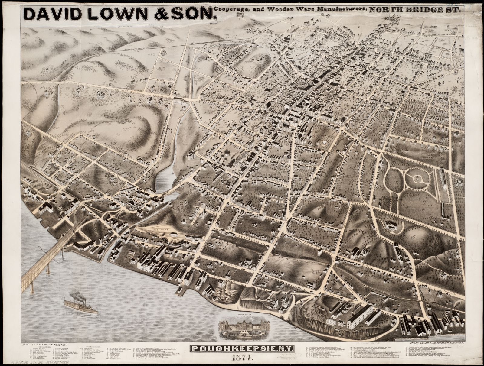 Poughkeepsie, N.Y 1874, Boston Public Library - undated