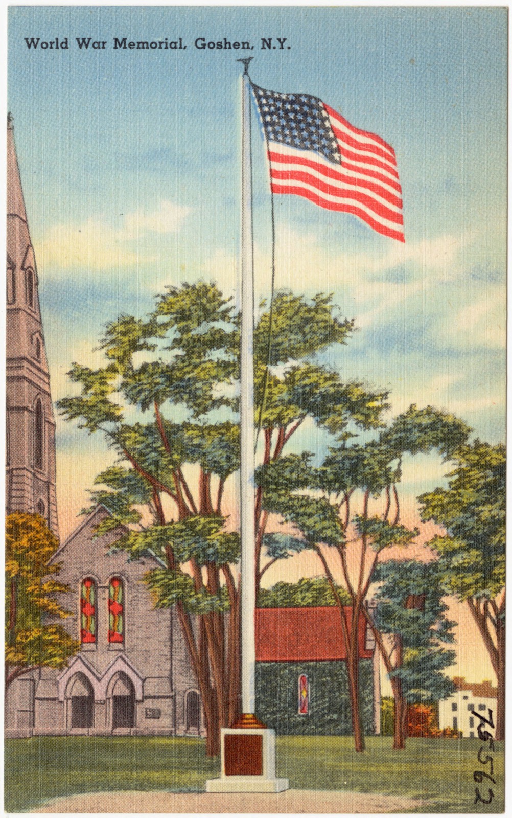 World War Memorial, Goshen, N. Y., Boston Public Library - undated