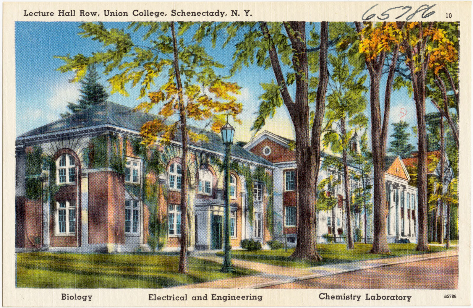 Lecture hall row, Union College, Schenectady, N. Y., Boston Public Library - undated