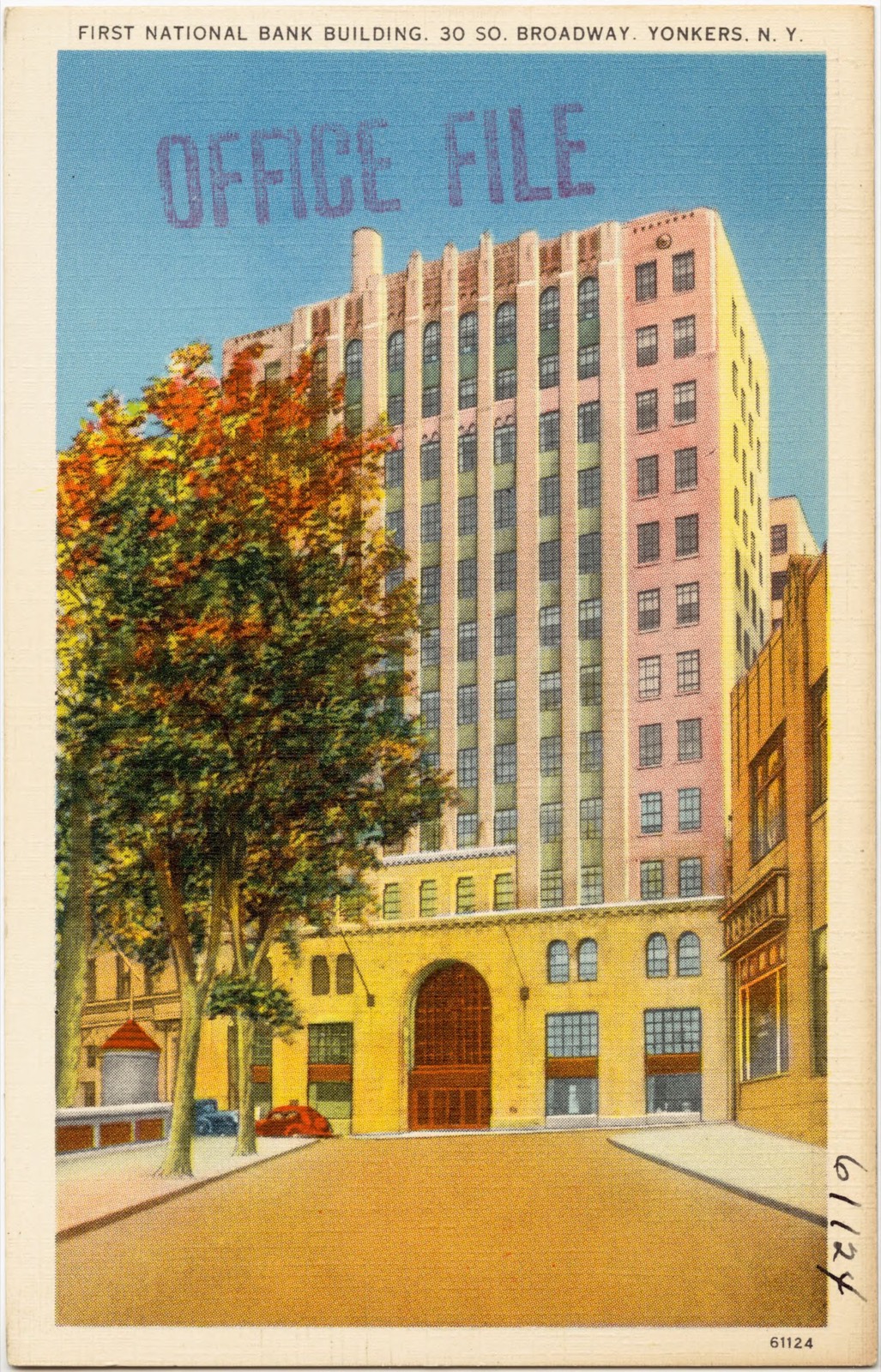 First National Bank building, 30 So. Broadway, Yonkers, N. Y., Boston Public Library - undated