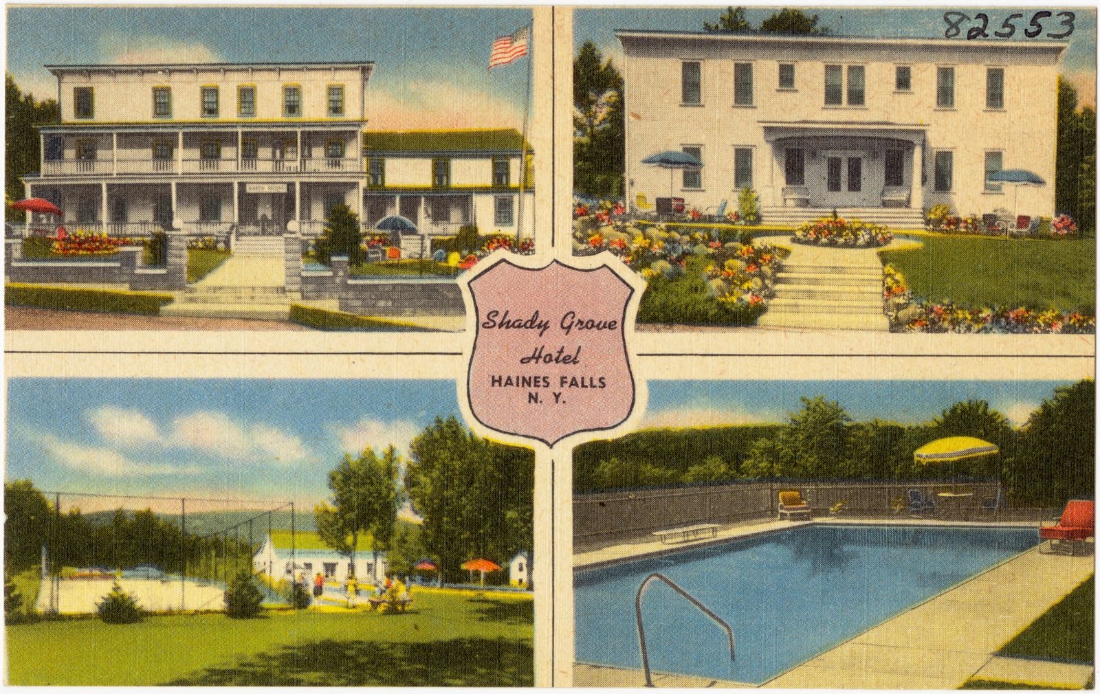 Shady Grove Hotel, Haines Falls N. Y., Boston Public Library - undated