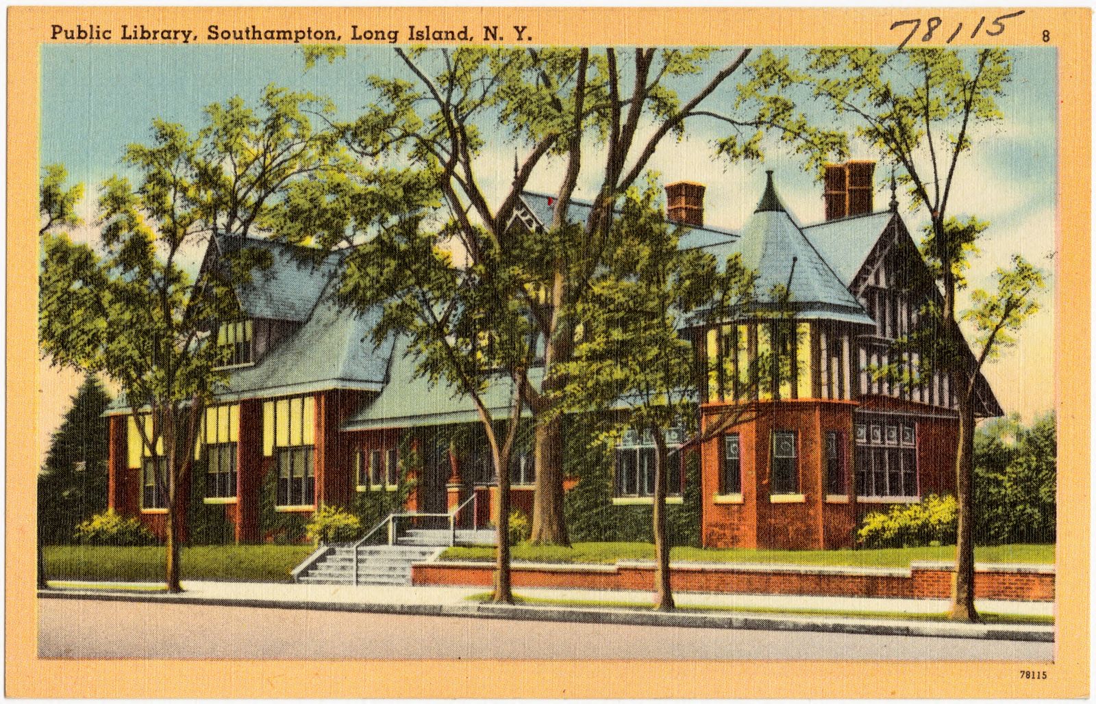 Public library, Southampton, Long Island, N. Y., Boston Public Library - undated