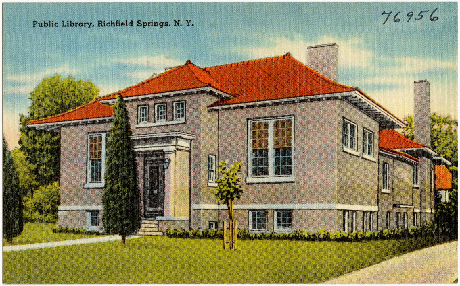 Public library, Richfield Springs, N. Y., Boston Public Library - undated