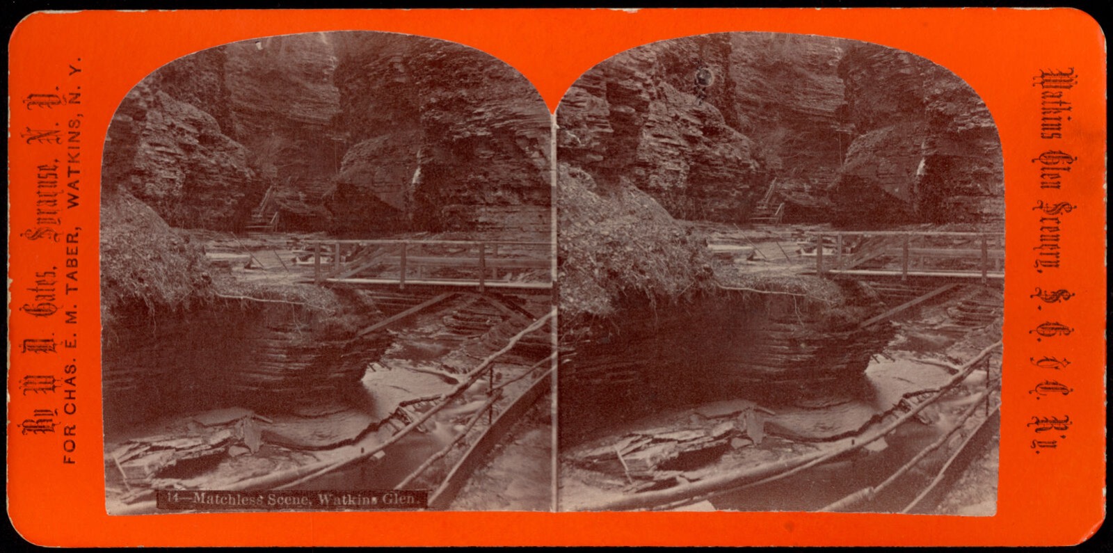 Matchless scene, Watkins Glen, Boston Public Library - undated