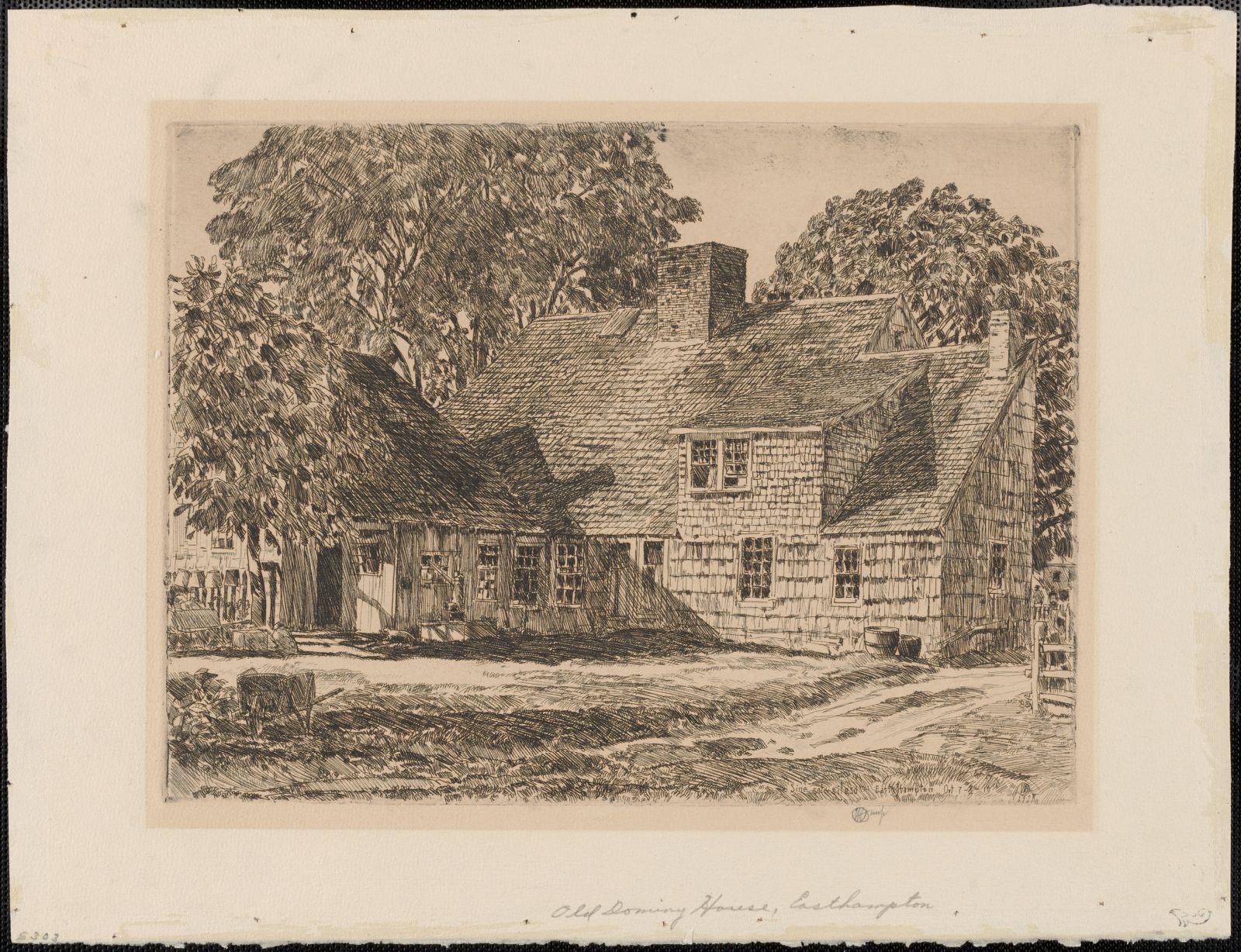 Old Dominy house, Easthampton, Boston Public Library - undated