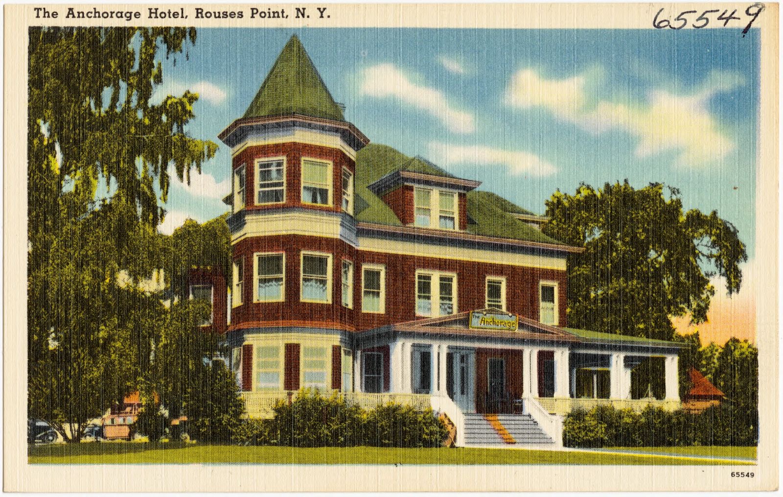 The Anchorage Hotel, Rouses Point, N.Y., Boston Public Library - undated