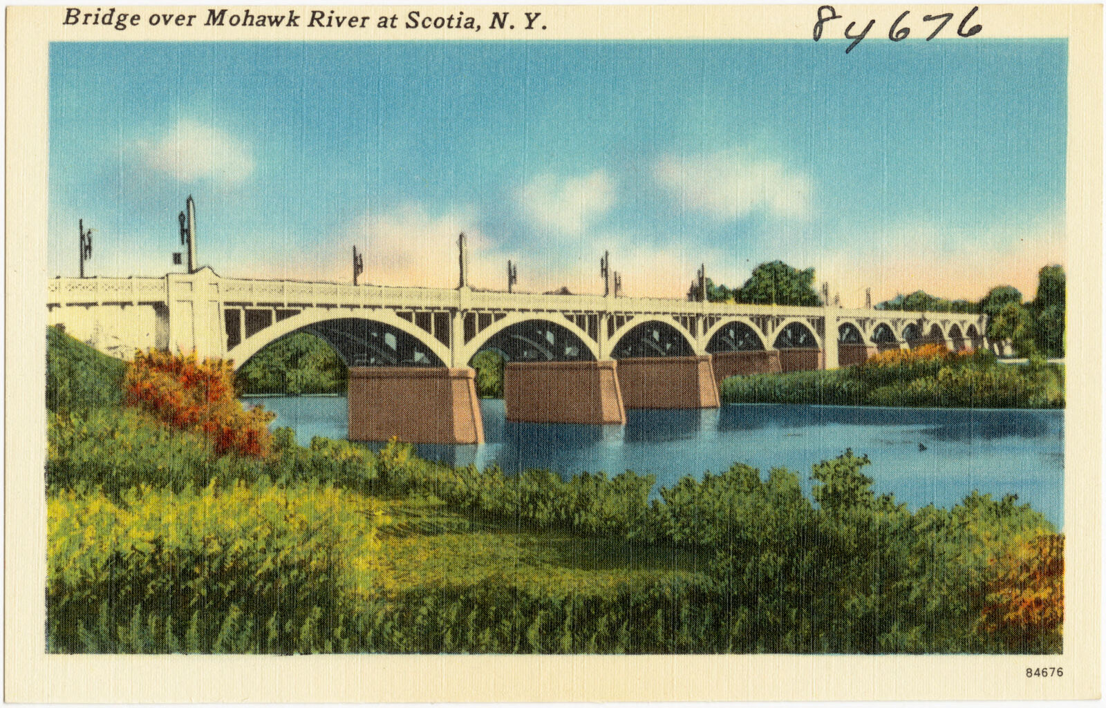 Bridge over Mohawk River at Scotia, N. Y., Boston Public Library - undated