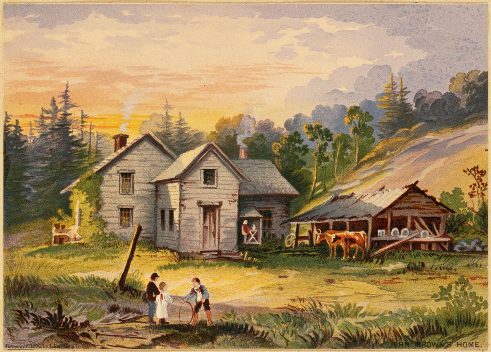 John Brown's home, Boston Public Library - undated