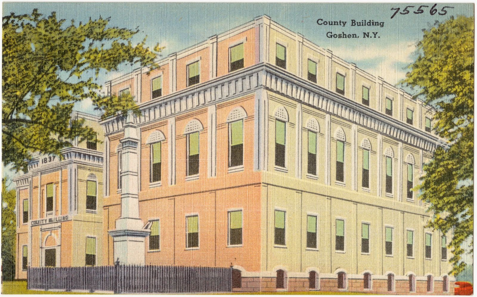 County building, Goshen, N. Y., Boston Public Library - undated