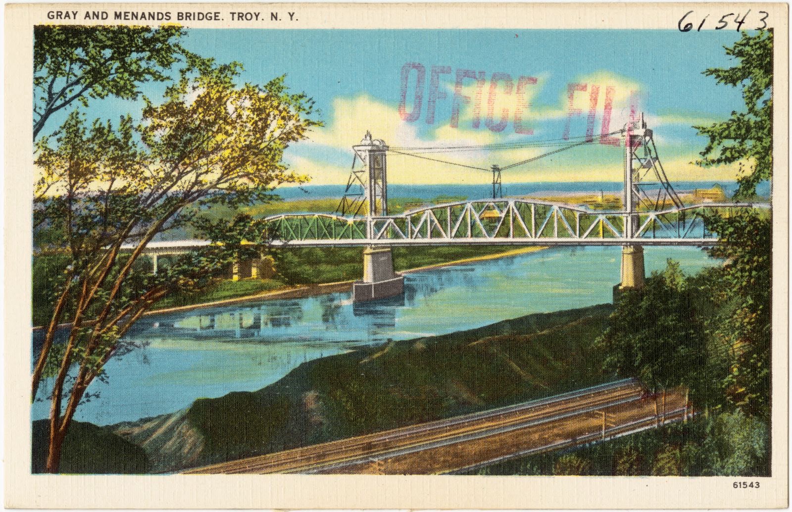 Gray and Menands Bridge, Troy, N. Y., Boston Public Library - undated