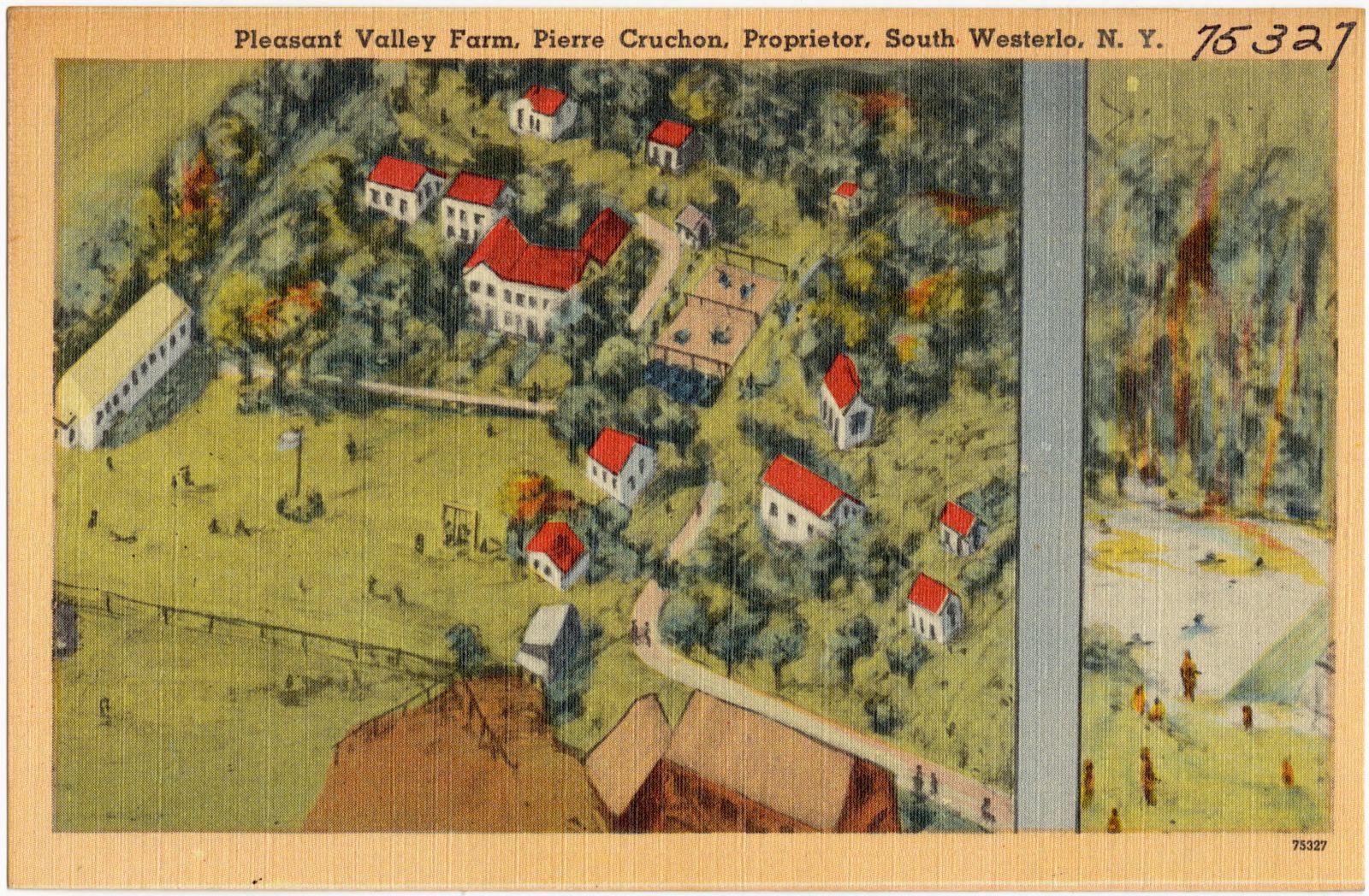 Pleasant Valley Farm, Pierre Cruchon, proprietor, South Westerlo, N. Y., Boston Public Library - undated