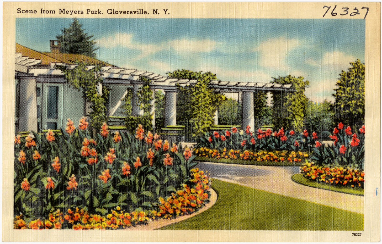 Scene from Meyers Park, Gloversville, N. Y., Boston Public Library - undated