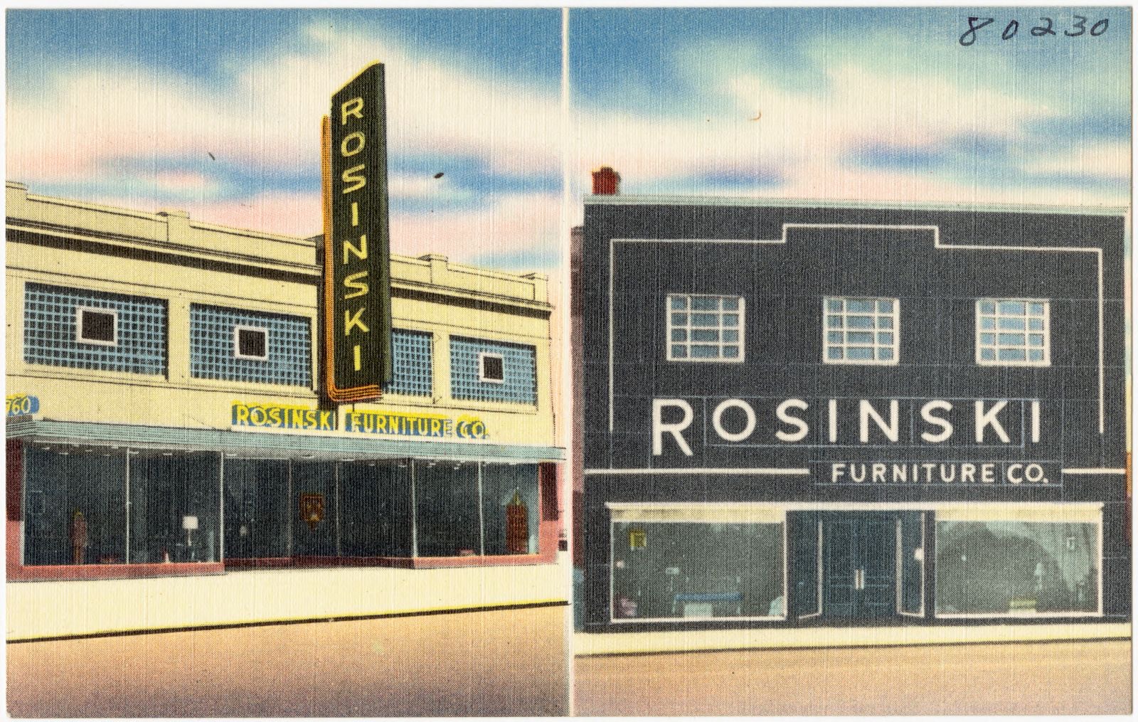 Rosinski Furniture Co., Boston Public Library - undated
