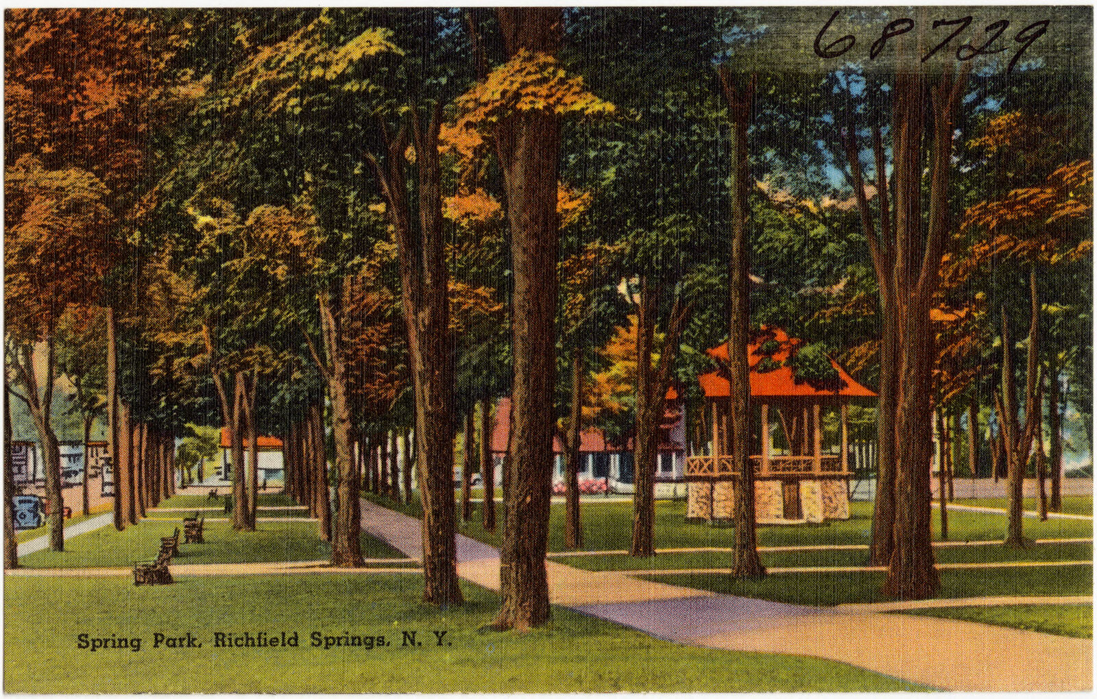 Spring Park, Richfield Springs, N. Y., Boston Public Library - undated