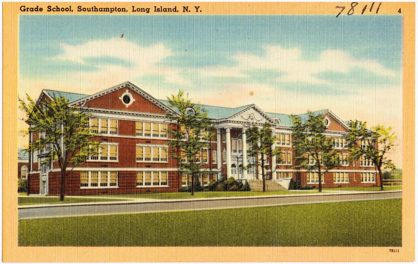 Grade school, Southampton, Long Island, N. Y., Boston Public Library - undated