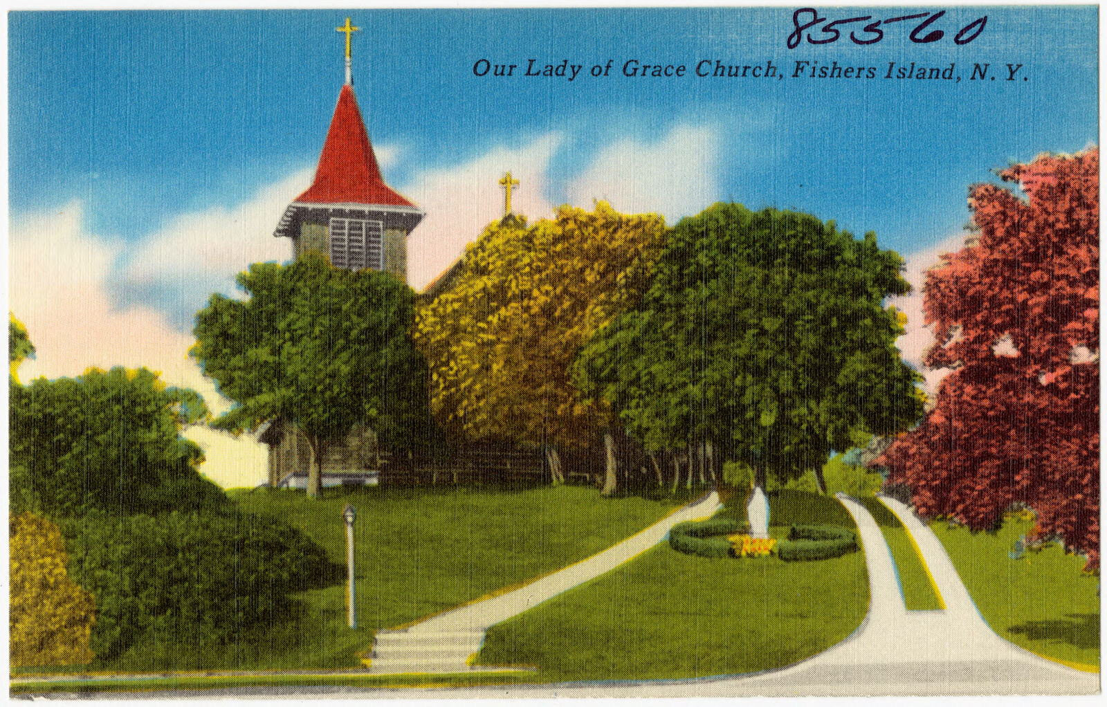Our Lady of Grace Church, Fishers Island, N. Y., Boston Public Library - undated