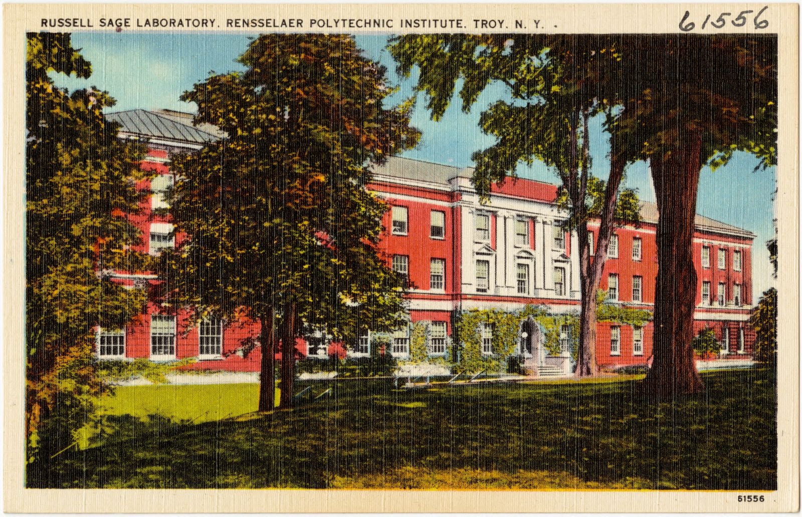 Russell Sage laboratory, Rensselaer Polytechnic Institute, Troy, N. Y., Boston Public Library - undated