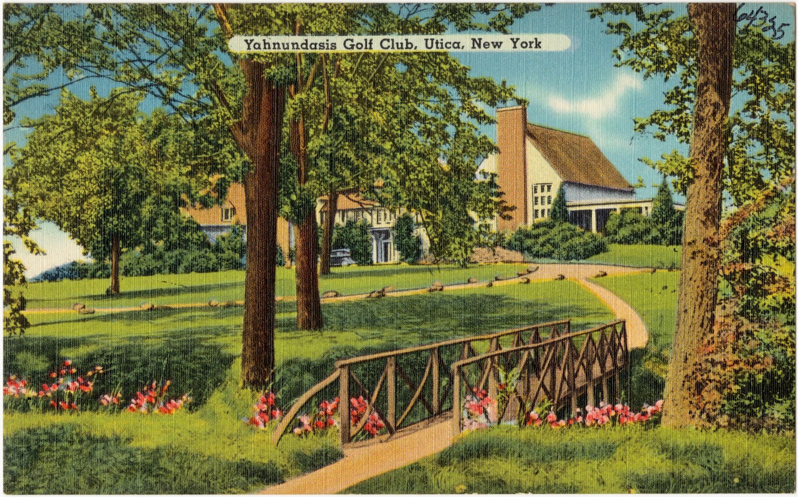 Yahnundasus Golf Club, Utica, New York, Boston Public Library - undated
