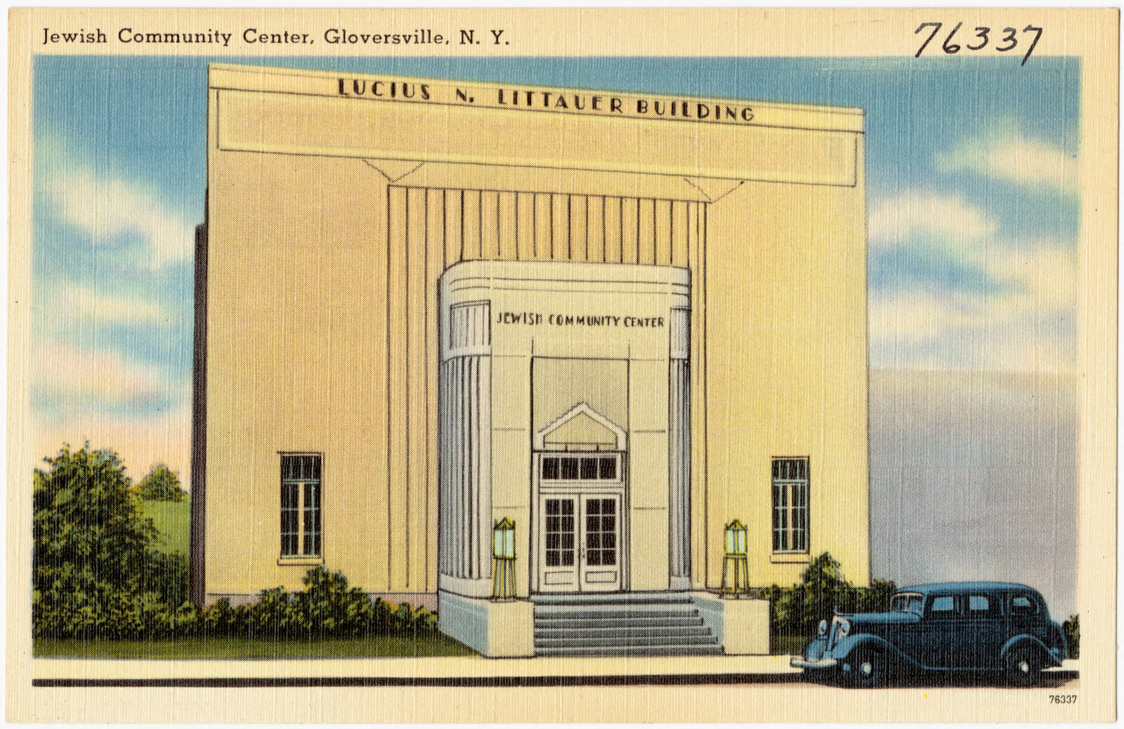 Jewish Community Center, Gloversville, N. Y., Boston Public Library - undated