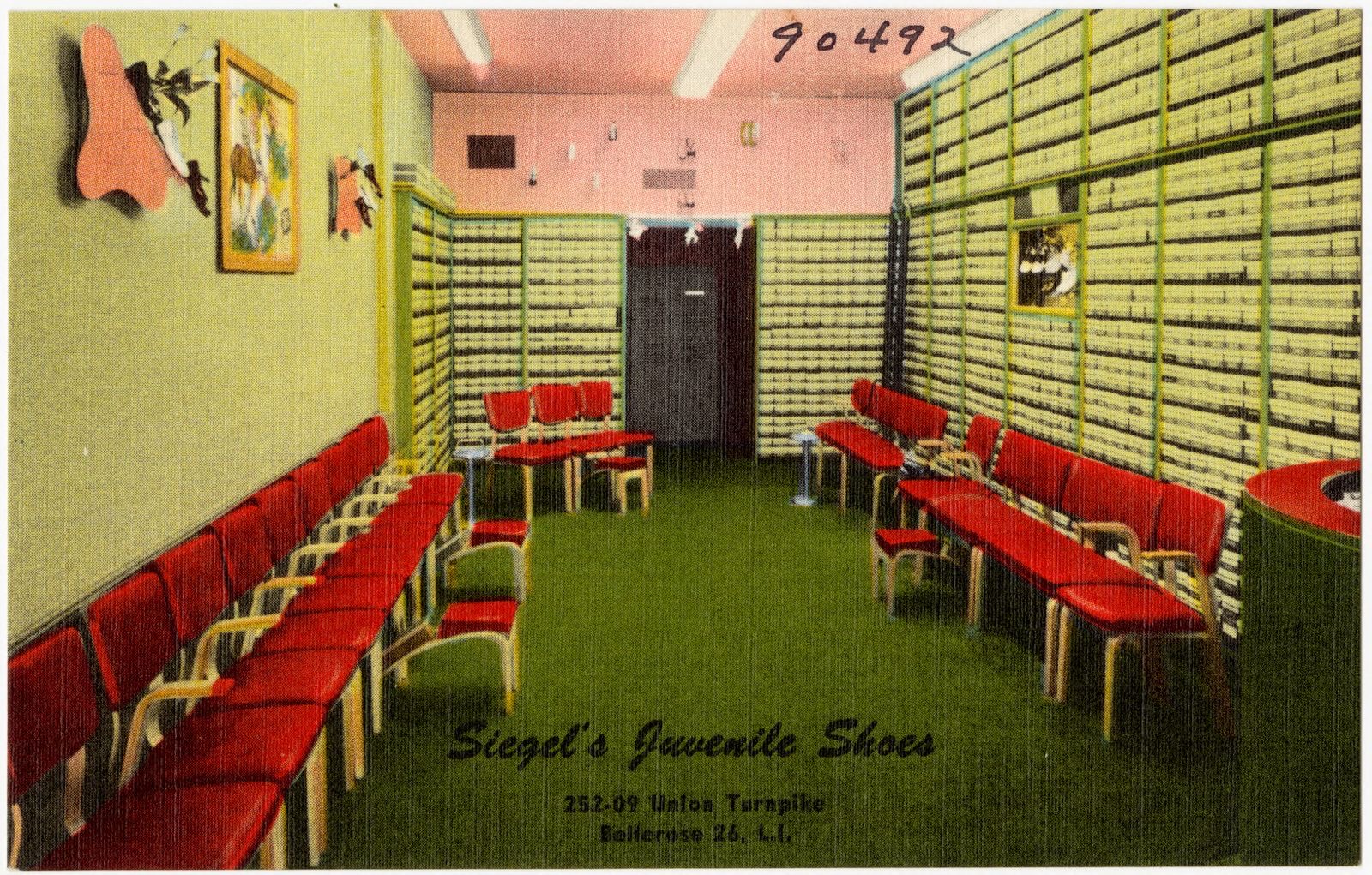 Siegel's Juvenile Shoes, 252-09 Union Turnpike, Bellerose, L. I., Boston Public Library - undated