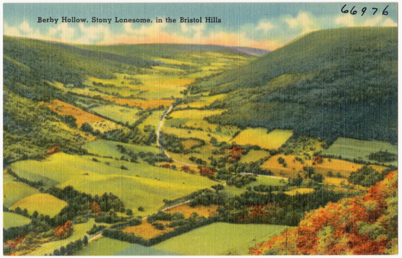 Berby Hollow, Stony Lonesome, in the Bristol Hills, Boston Public Library - undated
