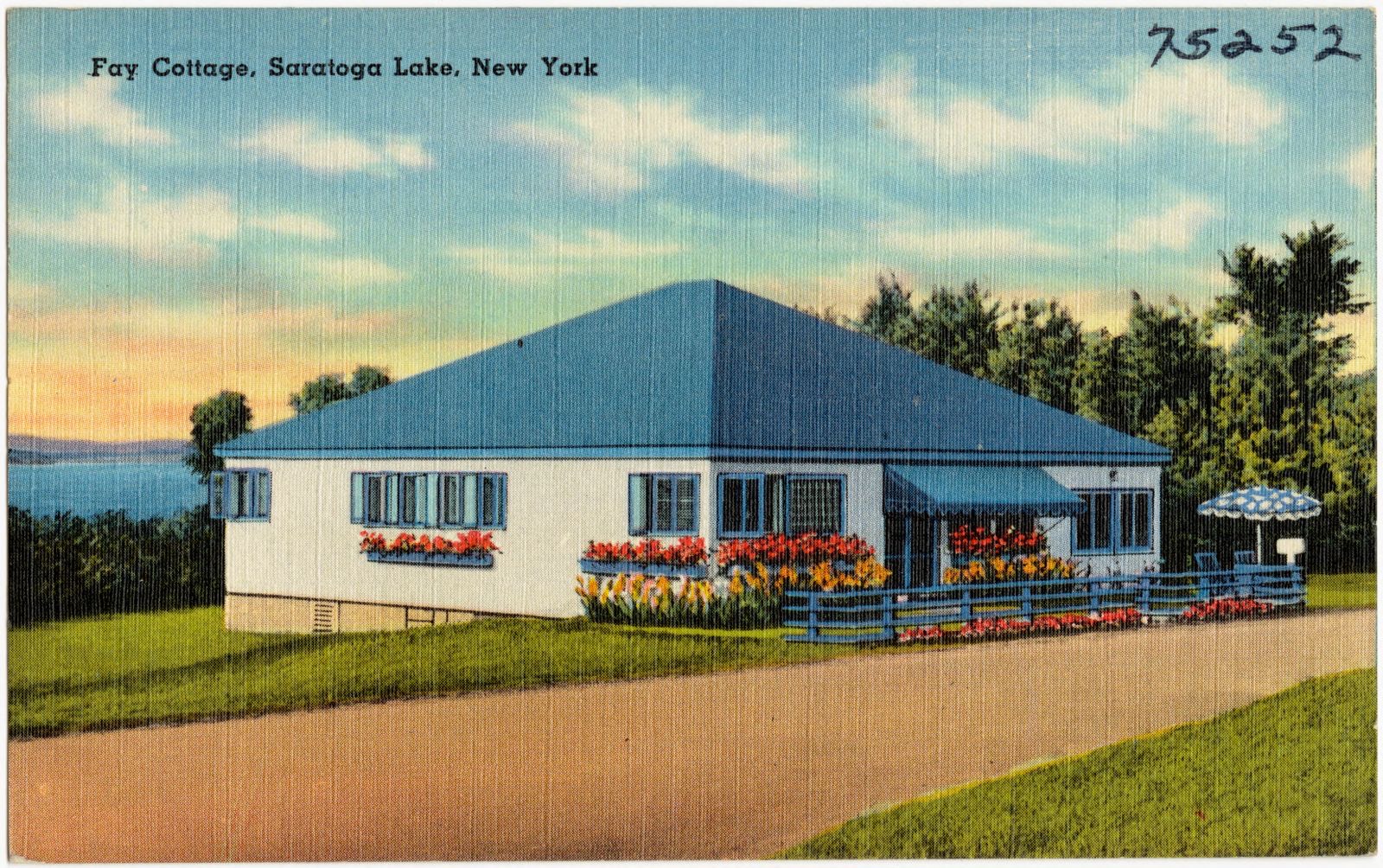 Fay Cottage, Saratoga Lake, New York, Boston Public Library - undated