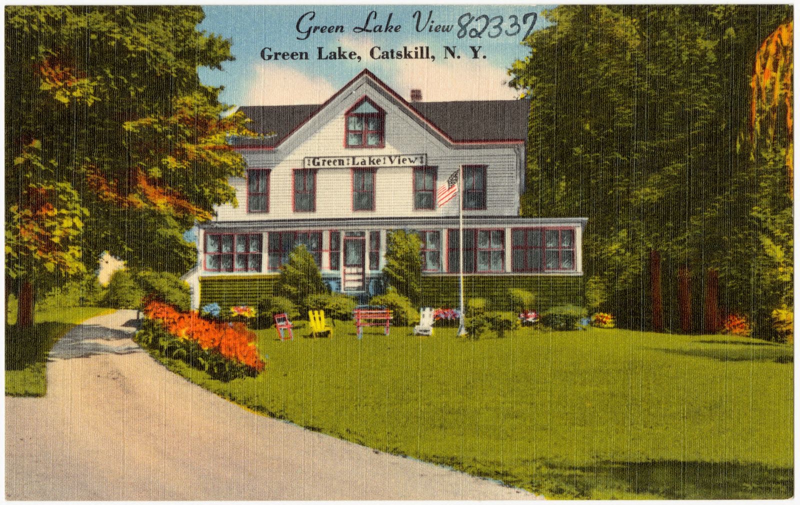 Green Lake View, Green Lake, Catskill, N. Y., Boston Public Library - undated
