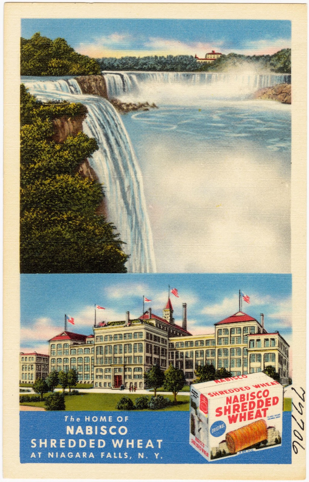The home of Nabisco Shredded Wheat at Niagara Falls, N. Y., Boston Public Library - undated