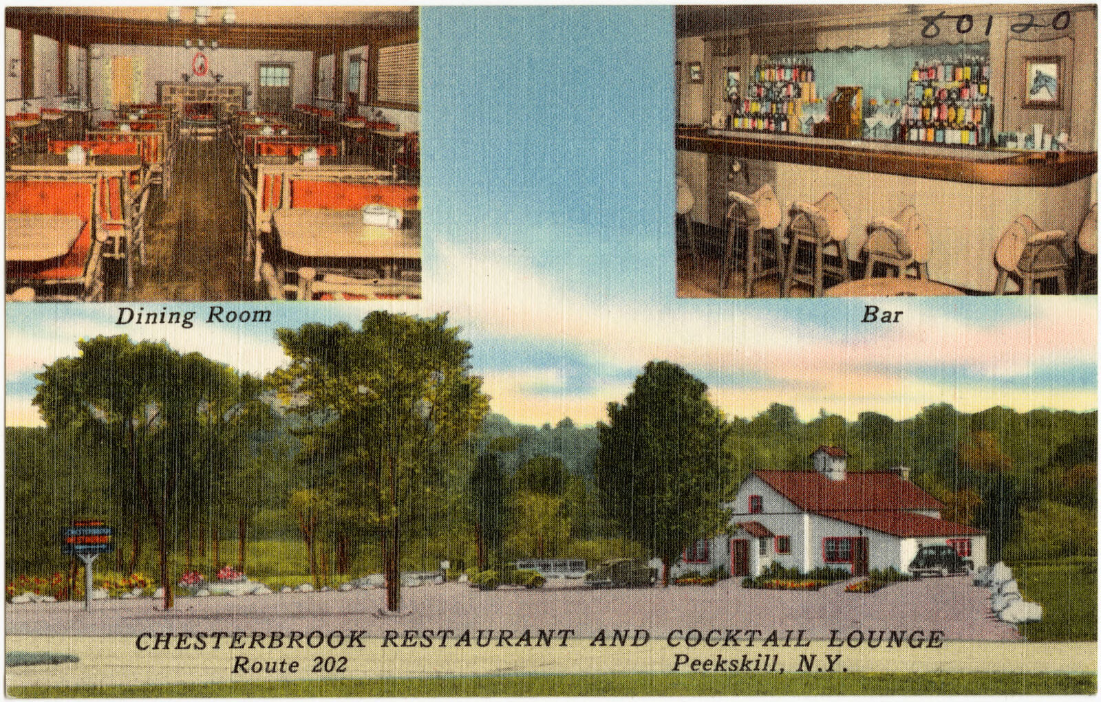 Chesterbrook Restaurant and Cocktail Lounge, Route 202, Peekskill, N. Y., Boston Public Library - undated