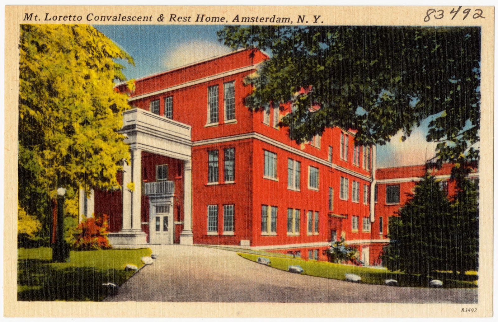 Mt. Loretto Convalescent & Rest Home, Amsterdam, N. Y., Boston Public Library - undated