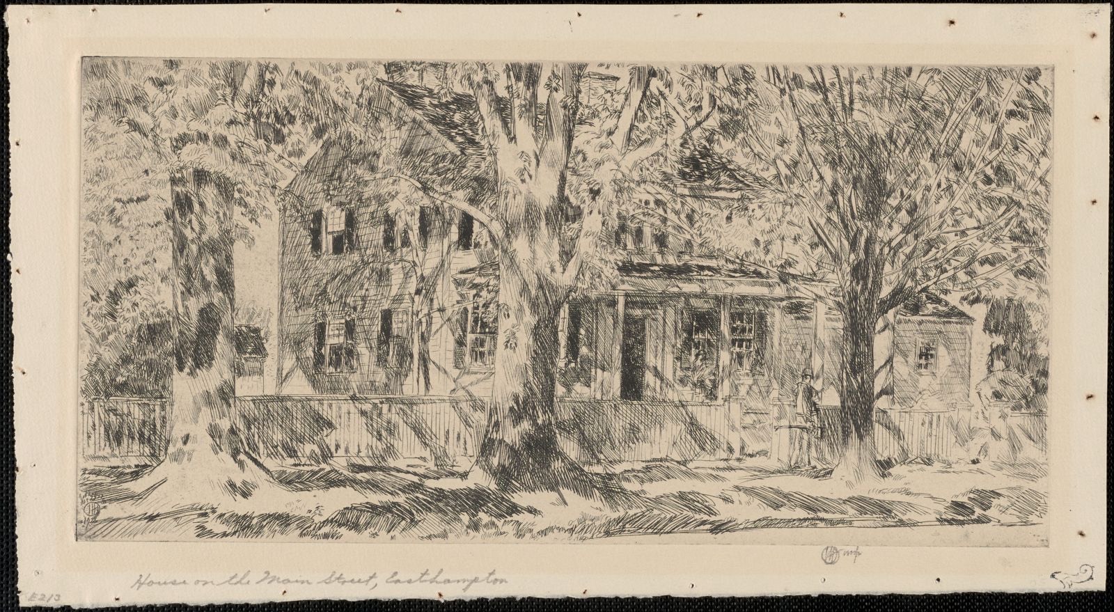 House on the main street, Easthampton, Boston Public Library - undated