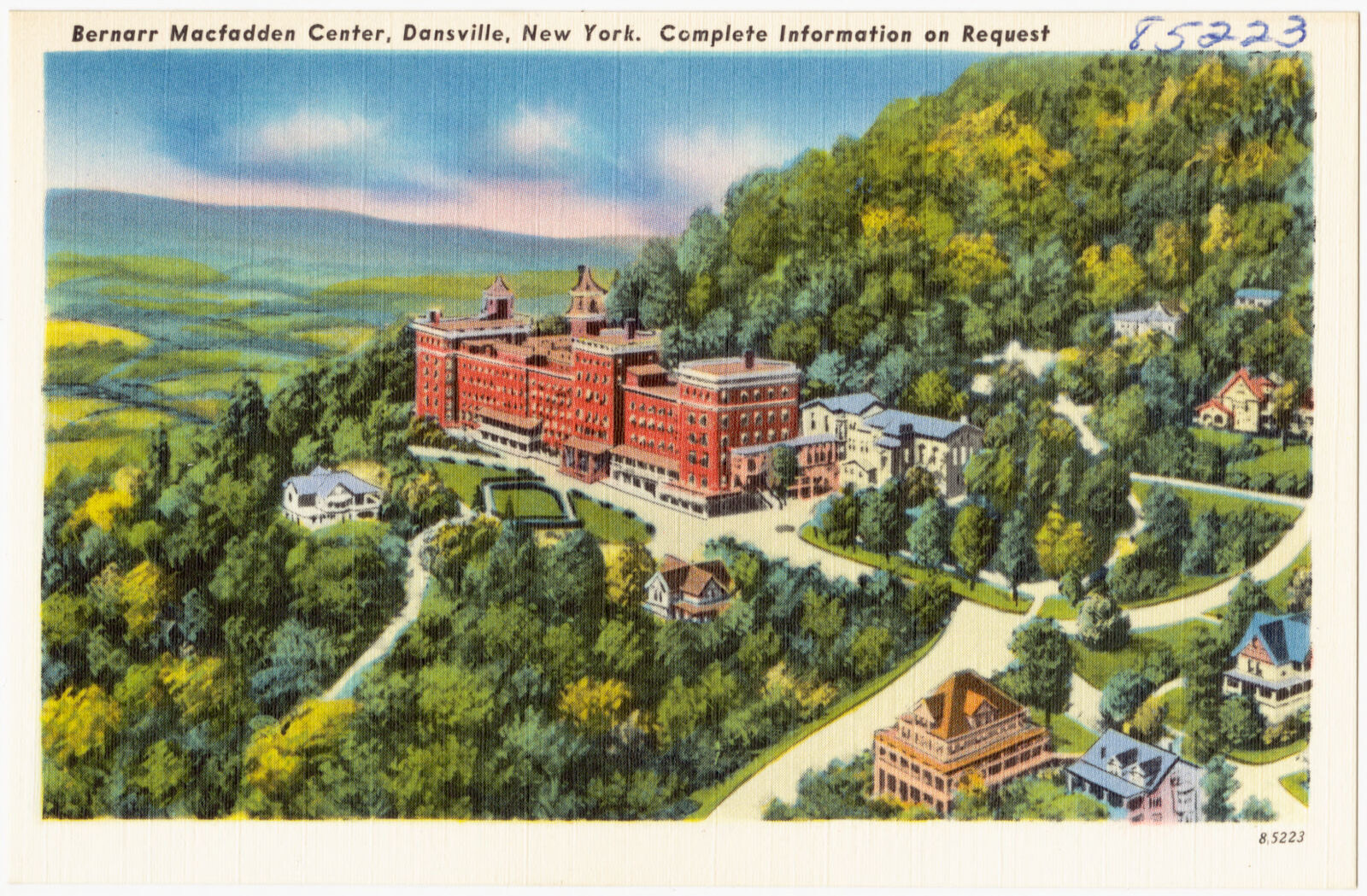 Bernarr Macfadden Center, Dansville, New York. Complete Information on Request., Boston Public Library - undated