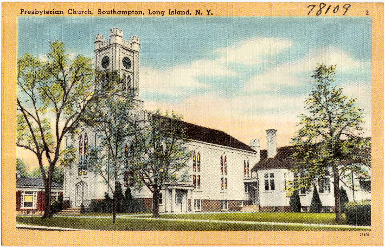 Presbyterian church, Southampton, Long Island, N. Y., Boston Public Library - undated