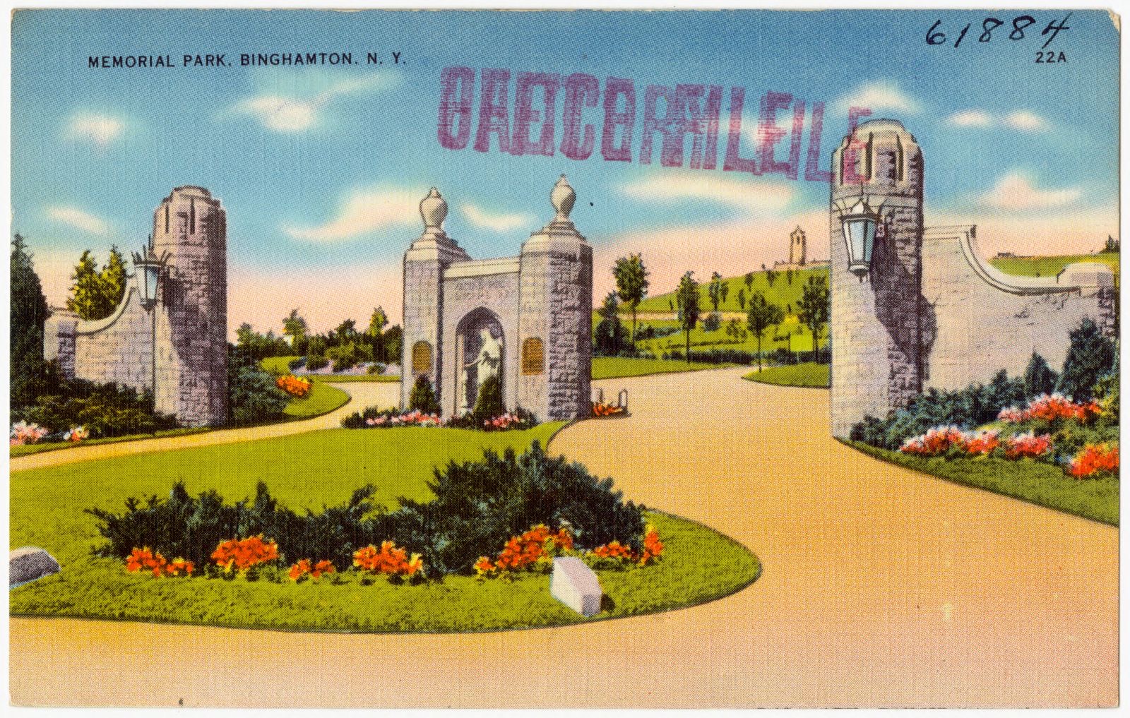 Memorial Park, Binghamton, N. Y., Boston Public Library - undated